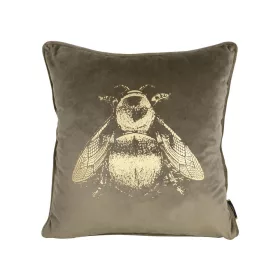   Blink41f bársony párnahuzat Sötét bézs/világos arany 45x45 cm