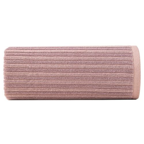 Avinion1 csíkos törölköző Púder rózsaszín/lila 50x90 cm