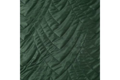Luiz6 bársony ágytakaró fényes márvány hatású mintával Sötétzöld 220x240 cm