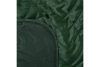 Luiz6 bársony ágytakaró fényes márvány hatású mintával Sötétzöld 220x240 cm