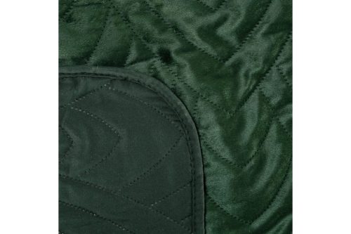 Luiz6 bársony ágytakaró fényes márvány hatású mintával Sötétzöld 220x240 cm