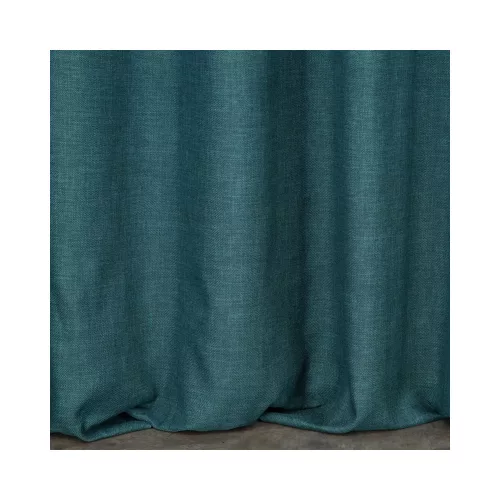 Morocco öko stílusú sötétítő függöny Sötét türkiz 140x250 cm