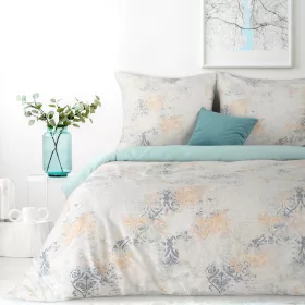   Milan pamut-szatén ágyneműhuzat díszdobozban Kék 160x200 cm - 70x80 cm 2db