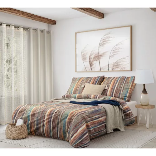 Ada03 pamut-szatén ágyneműhuzat Többszínű 160x200 cm - 70x80 cm 2db