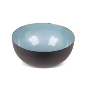 Dora fém dísztál Fekete/türkiz 20x20x9 cm