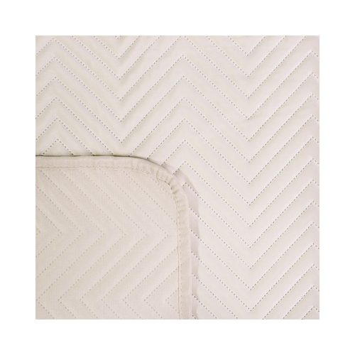 Sofia bársony ágytakaró Krémszín 230x260 cm