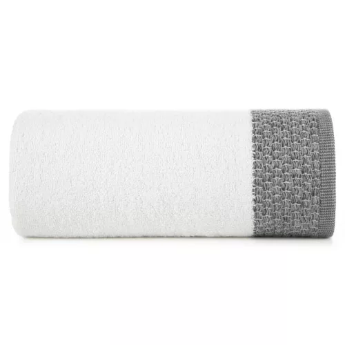 Lugo bambusz jacquard törölköző Fehér 50x90 cm