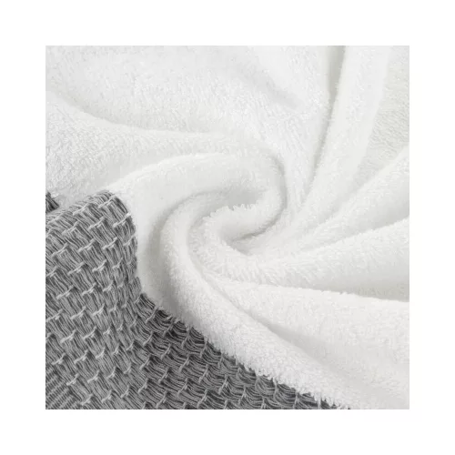 Lugo bambusz jacquard törölköző Fehér 50x90 cm