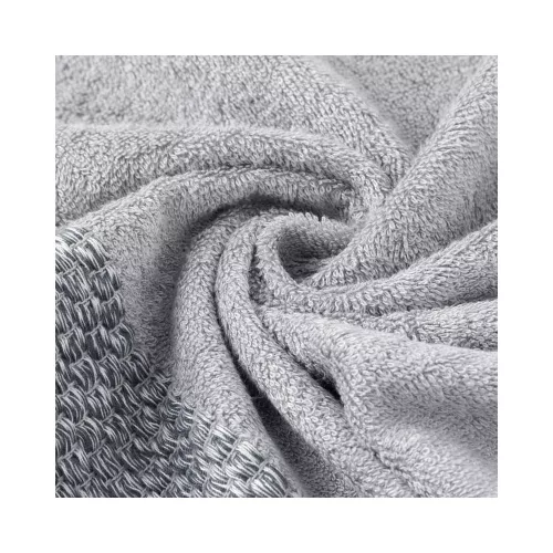 Lugo bambusz jacquard törölköző Ezüst 50x90 cm