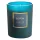 Lotos illatos gyertya dekorüvegben Petrolkék 200g