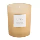 Luna illatos gyertya dekorüvegben Bézs 200g