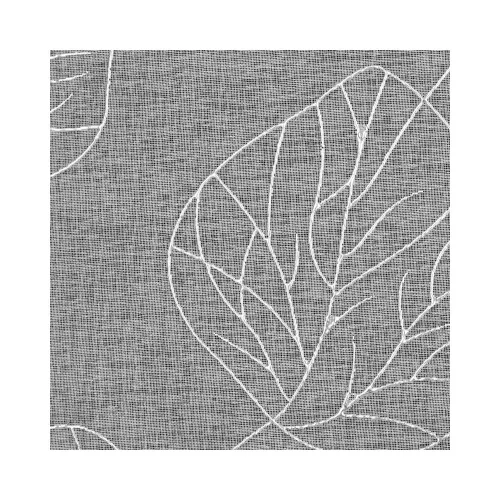 Lori dekor függöny ezüst levél mintával Fehér 140x250 cm