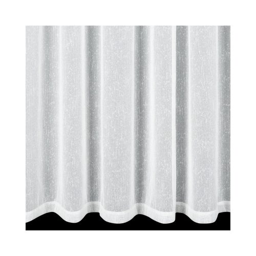 Kelly ezüstös szállal átszőtt eső hatású fényáteresztő függöny Fehér 140x250 cm