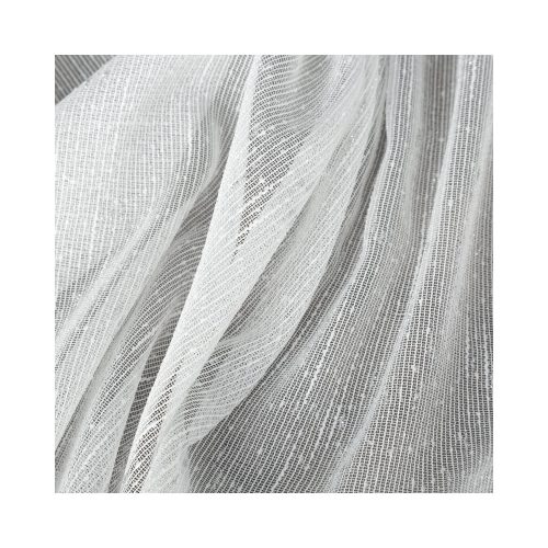 Kelly ezüstös szállal átszőtt eső hatású fényáteresztő függöny Fehér 140x250 cm