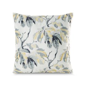   Melisa faág mintás bársony párnahuzat Fehér/szürke 40x40 cm