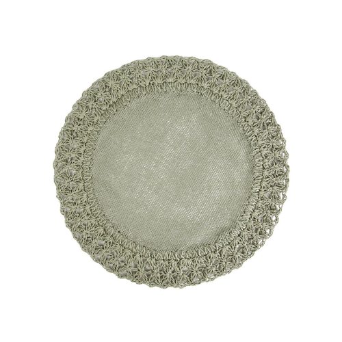 Boho11 alátét díszes szegéllyel Zöld 38 cm