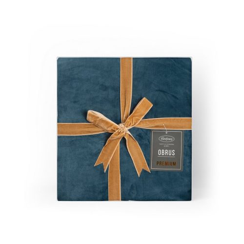 Egyszínű bársony asztalterítő Gránátkék 145x300 cm