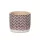 Keri kerámia kaspó Krémszín/bézs 11x11x10 cm