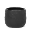 Moni kerámia kaspó Fekete 14x14x12 cm