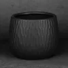 Moni kerámia kaspó Fekete 14x14x12 cm