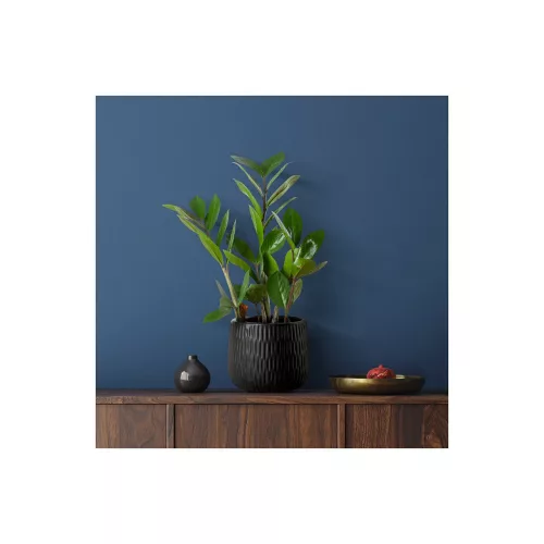 Moni kerámia kaspó Fekete 16x16x13 cm