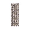 Lotos bársony sötétítő függöny lotusz levél és virág mintával Bézs 140x270 cm