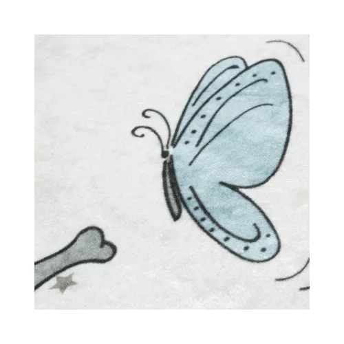 Elefánt mintás gyerekszőnyeg Szürke 80x150 cm