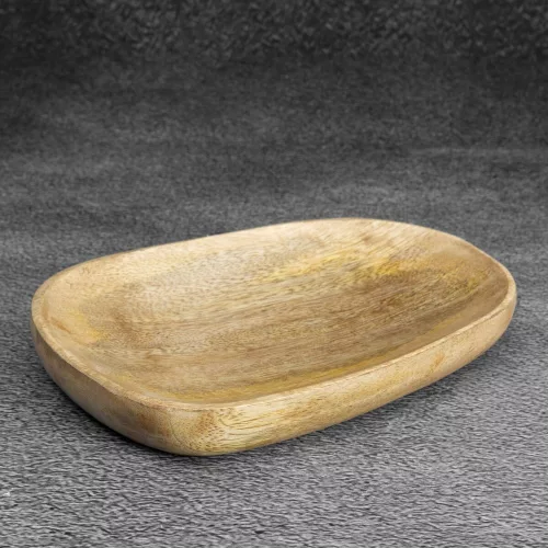 Amar fából készült dísztál Barna 18x14x3 cm