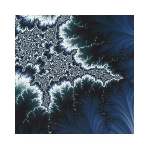 Mako-szatén ágyneműhuzat designer mintával Sötétkék 220x200 cm - 70x80 cm 2db