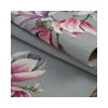 Magnólia virágmintás gobelin asztali futó Szürke 45x140 cm +/-5%