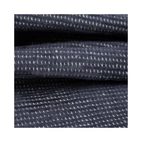 Amber gofri szerkezetű puha takaró Gránátkék 180x220 cm