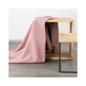   Amber gofri szerkezetű puha takaró Pasztell rózsaszín 70x160 cm