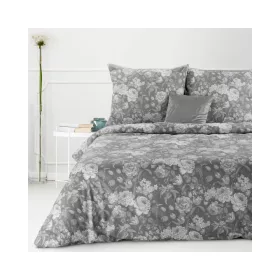   Sara20 pamut ágyneműhuzat Acélszürke 140x200 cm - 70x80 cm 1db