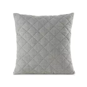   Len1 vászon szerkezetű préselt mintás párnahuzat Acélszürke 45x45 cm