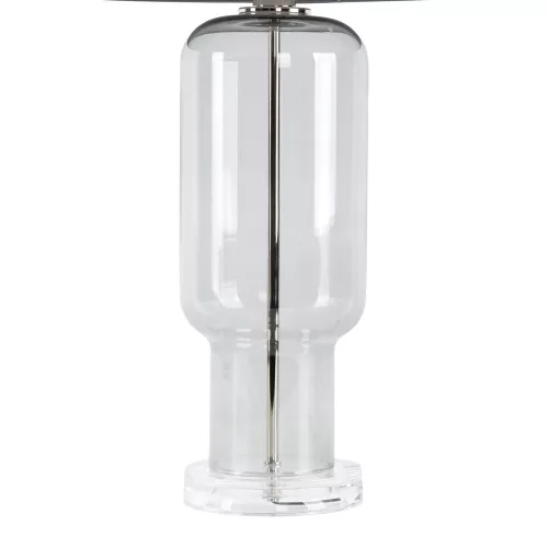 Lilla asztali lámpa Szürke 32x40x66 cm