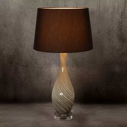 Megi asztali lámpa Fekete/ezüst 32x39x73 cm