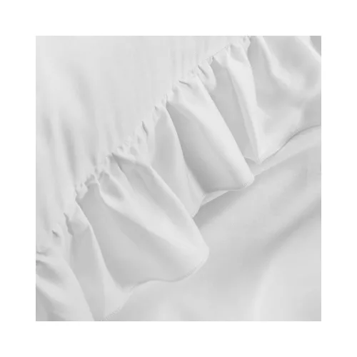 Venus fodrokkal díszített pamut-szatén ágyneműhuzat Fehér 220x200 cm - 70x80 cm 2db