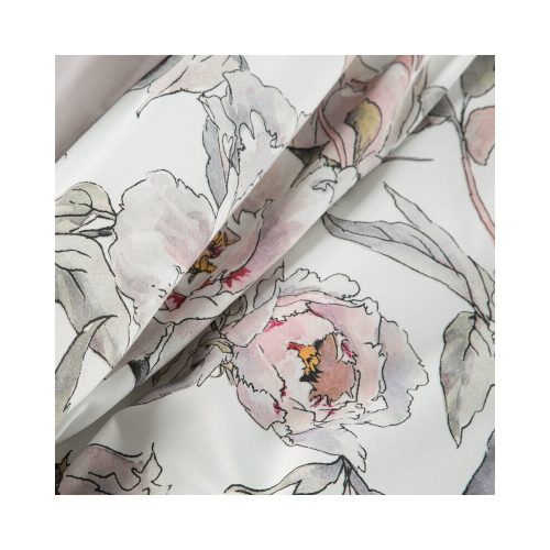 Lea04 elegáns ágyneműhuzat festett hatású virágokkal 140x200 cm - 70x90 cm 1db