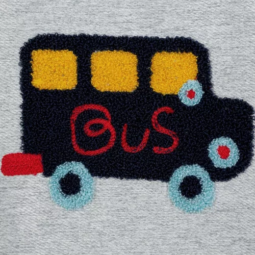 Alvin autós gyerek függöny Ezüst 140x250 cm