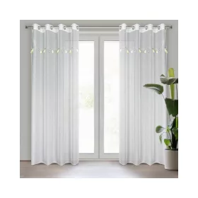   Gyerek függöny elefántos dekorszalaggal Krémszín 140x250 cm