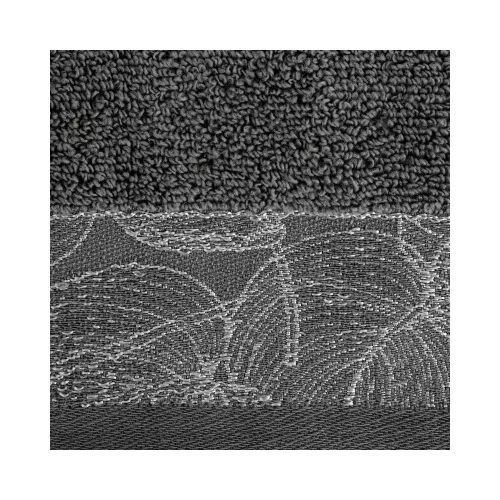 Agis jacquard törölköző Acélszürke 50x90 cm