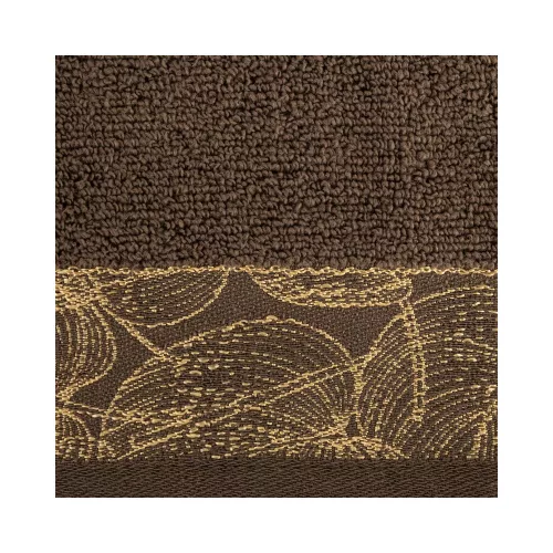 Agis jacquard törölköző Barna 50x90 cm
