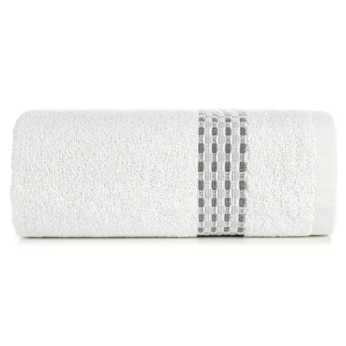 Riva jacquard törölköző Fehér 70x140 cm