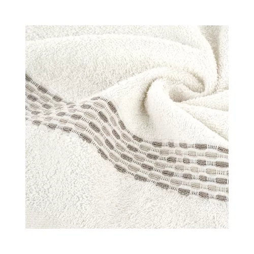 Riva jacquard törölköző Krémszín 50x90 cm
