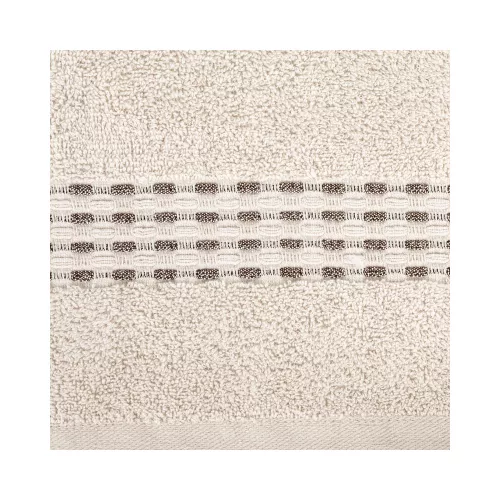 Riva jacquard törölköző Bézs 70x140 cm