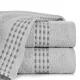 Riva jacquard törölköző Ezüst 30x50 cm