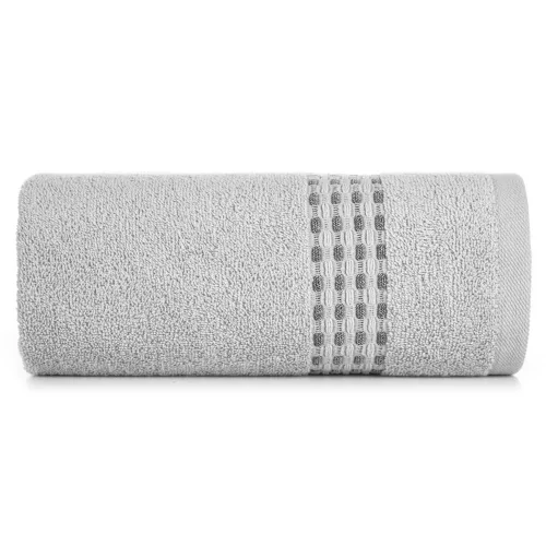 Riva jacquard törölköző Ezüst 50x90 cm