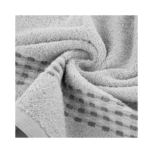 Riva jacquard törölköző Ezüst 70x140 cm
