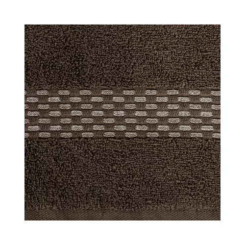 Riva jacquard törölköző Barna 50x90 cm