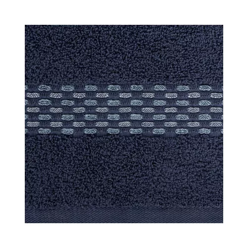 Riva jacquard törölköző Gránátkék 50x90 cm